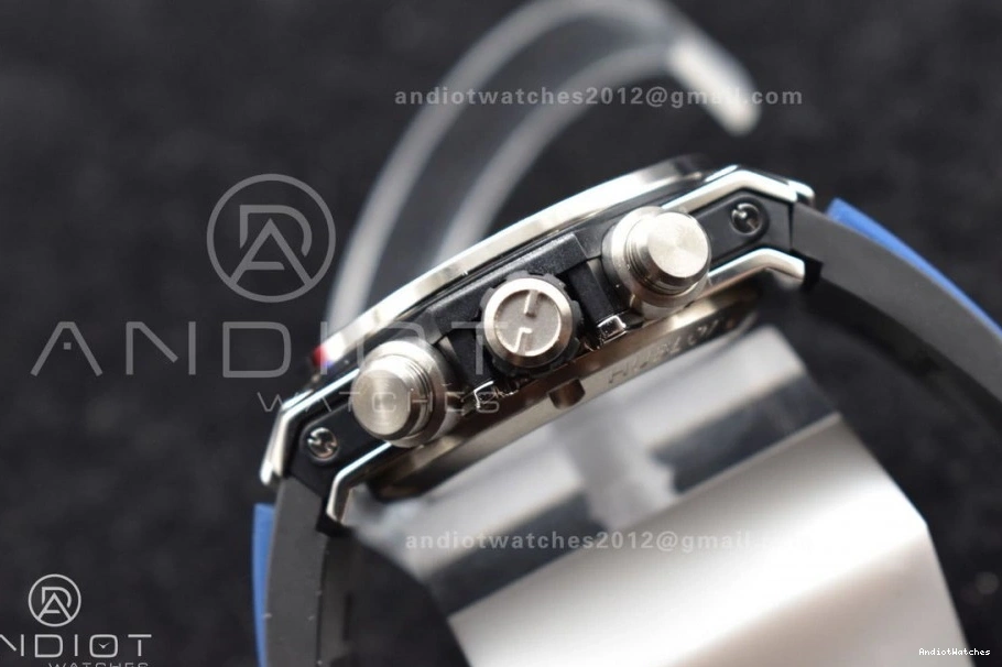 Edition Skeleton Dial ZF 1:1 424 A Rubber Titanium Hublot on Blue Best FlexibleFit Big Unico Blue Strap Bang 0330